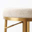Alfonz Swivel Upholstered Adjustable Height Counter Stool with Metal Frame-1859238460