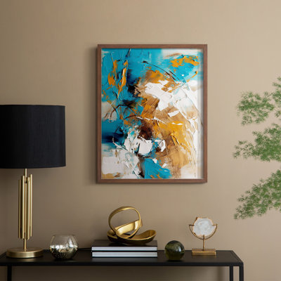 ABSTRACT Series CMXLI, reproduction encadrée - bois massif