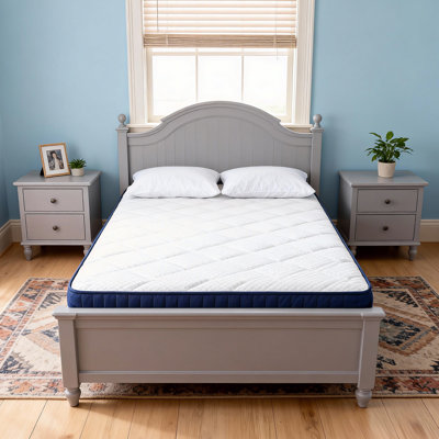 Twin XL 6? Medium Plush Hybrid Mattress – Adaptive Support, Memory Foam & Breathable Fabric, Certipur-US Certified Foam, Mattress In A Box