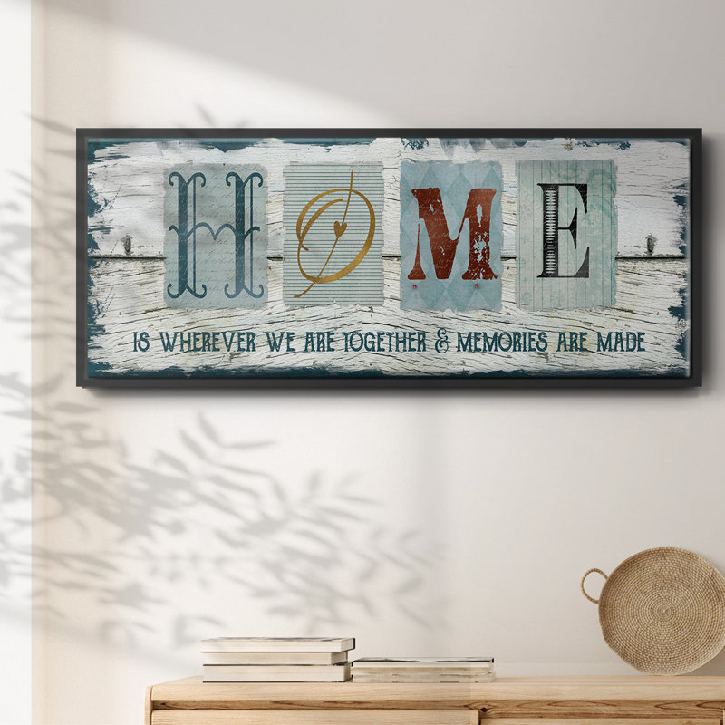 Home Homeeverever We - toile encadrée, H 24 po x l 60 po
