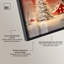 Décoration murale de Noël Winter Art Glow Shadowbox par Art Remedy, cadre noir, 11 x 16-1644434945-1644435002