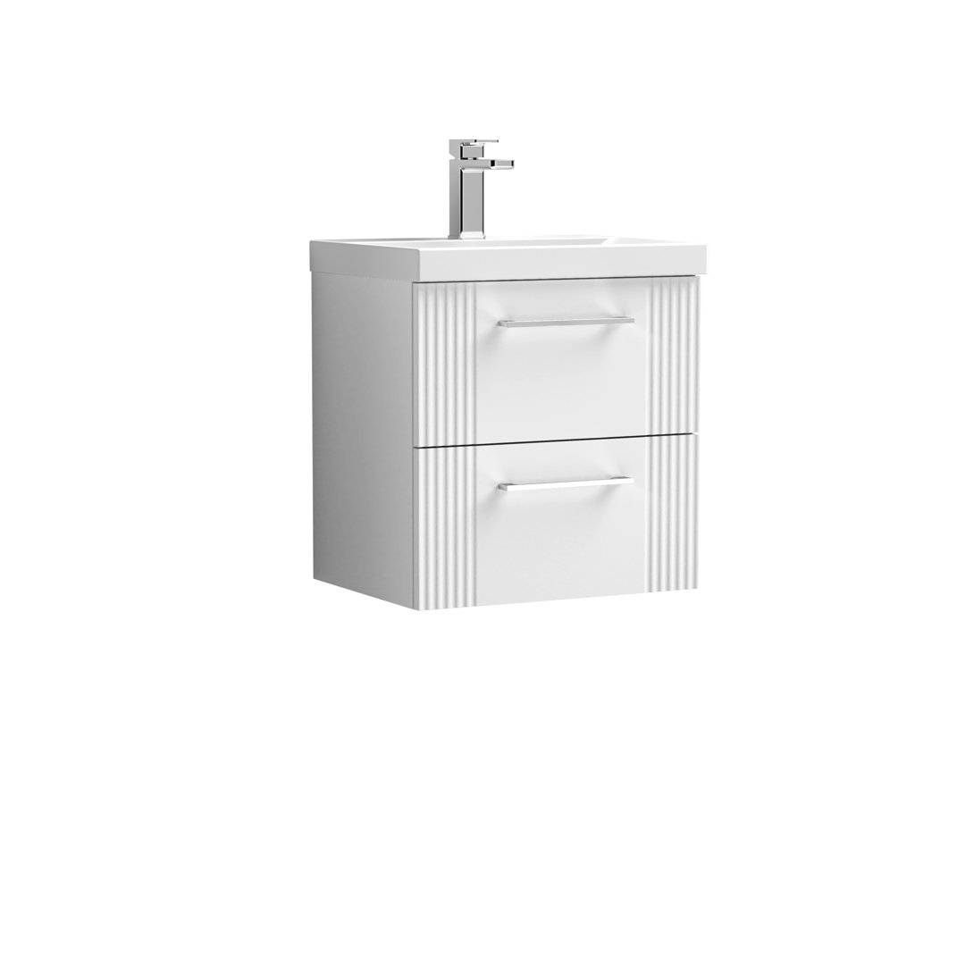 B&Q - 500 W/h 2-Drawer Vanity & Basin 3 - Image 2