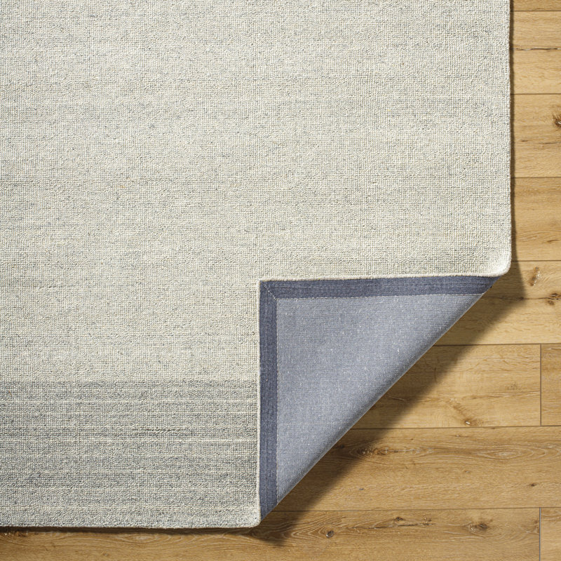 Beadon Hand Loomed Wool Striped Indoor Rug, Rectangle 5'7" x 6'