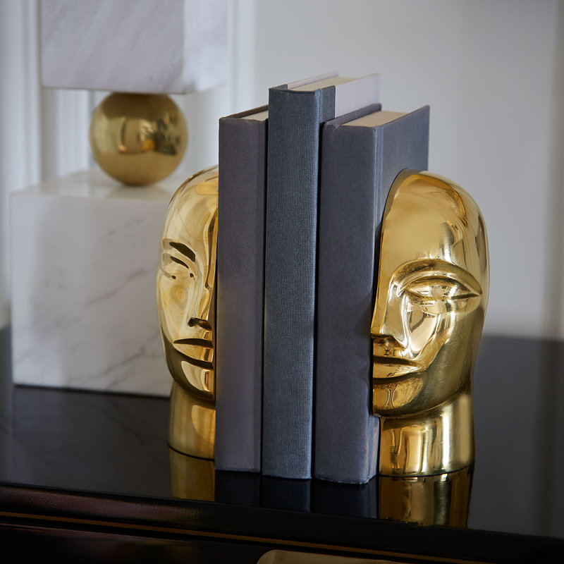 Serre-livres en métal Atlas