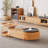 Design sense log style end table