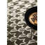 Wool Houndstooth Area Rug in Gray/Beige-74187226