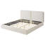 Lit tapissier minimaliste moderne avec tête de lit double Lumen