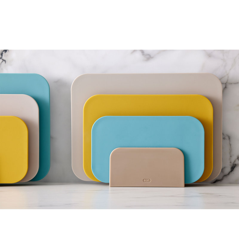 Choptima 4-Piece Plastic Chopping Board Set, Beach