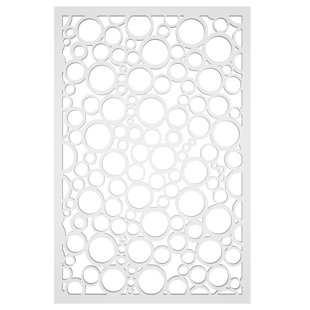 48'' x 32'' Jumbled Circles Vinyl Privacy Screen