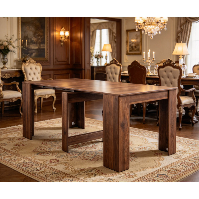 Multifunctional Extendable Console Table, Expandable Convertible Dining Table, Space Saving Transformer Table for Small Space, Entryway, Hallway and Kitchen