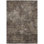 3' X 5' Brown And Ivory Floral Washable Indoor Outdoor Area Rug