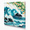 Art mural sur toile vert hawaïen