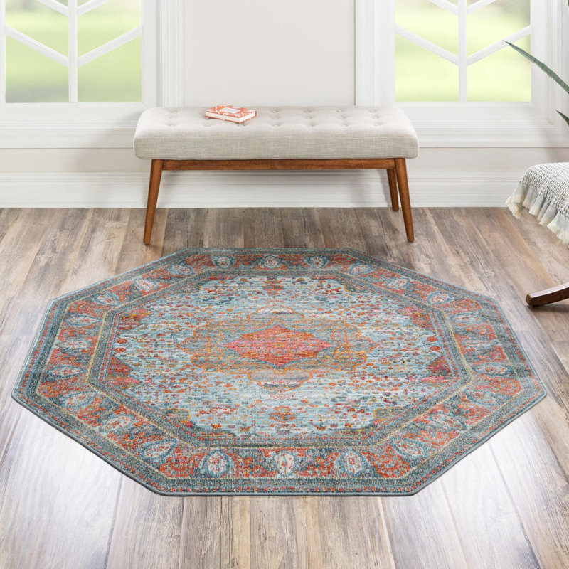 Folmar Oriental Indoor Rug, Octagon 8' x 8'