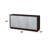 Geranio Metallic Silver & Walnut Finish Console Cabinet
