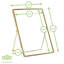 Nicola Spring - Standing Metal Picture Photo Frame-79053107-79053112-113780130