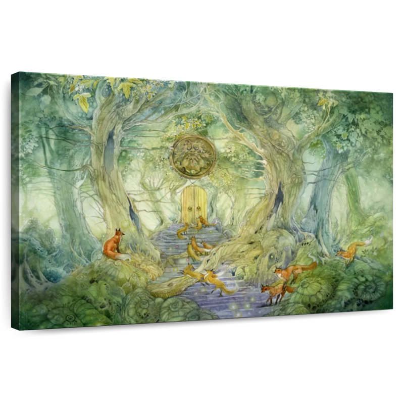 Kelan Green Gate, 20" H x 30" W