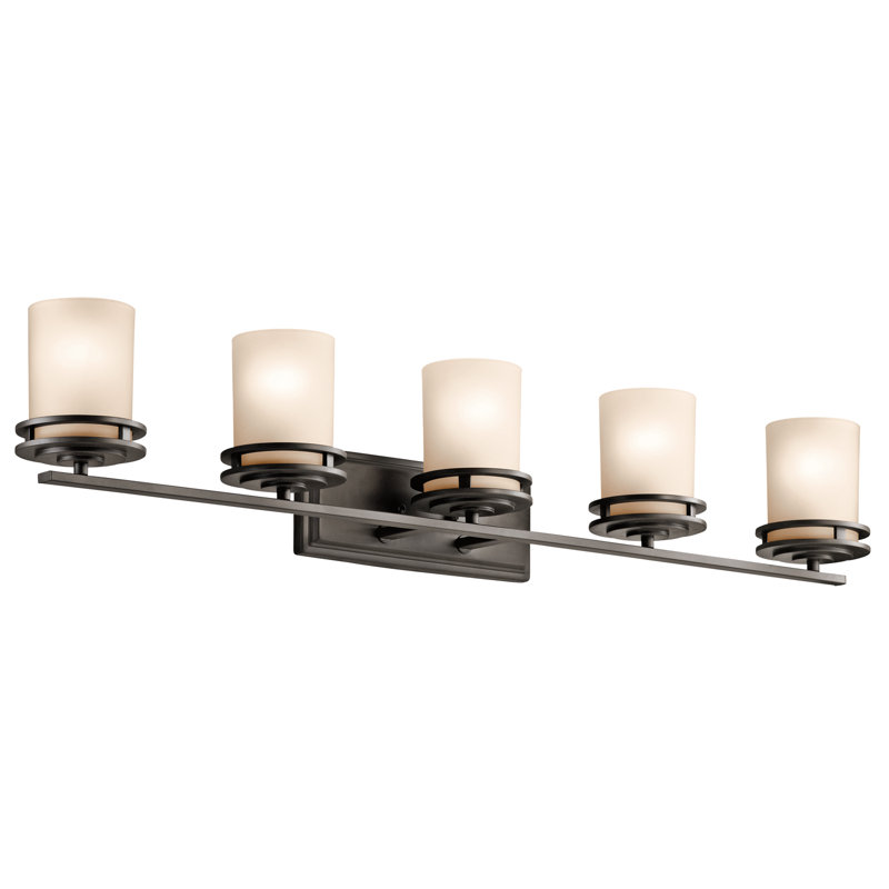 Hendrik 5 - Light Dimmable Vanity Light, Olde Bronze