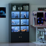 China Cabinet with Light, Glass Display Cabinet with Lights