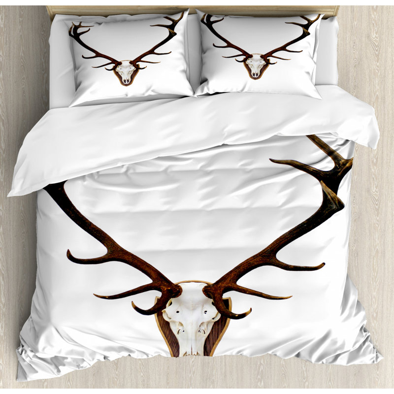 Rustic Polyester Mixed Duvet Cover, Queen Duvet Cover + 2 Shams