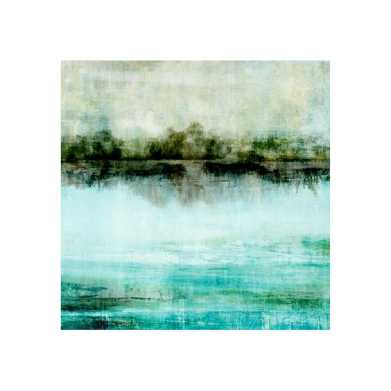 Dans une transe - peinture, H 47 po x l 47 po x P 1,5 po, Image au pinceau gel