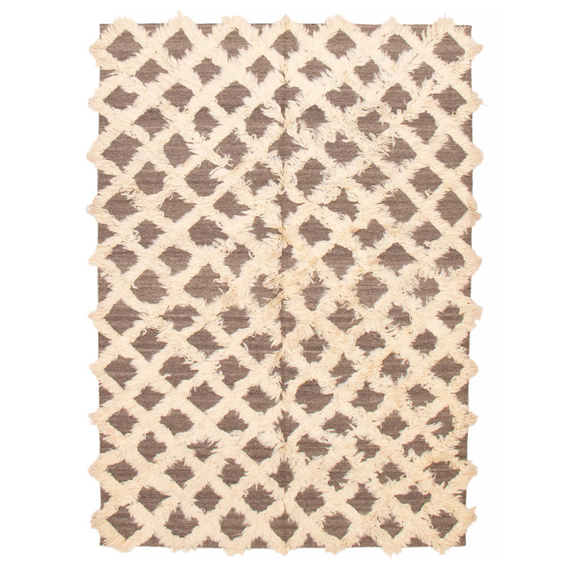 Kilim crème Marrakech 6 pi 9 po x 9 pi 8 po