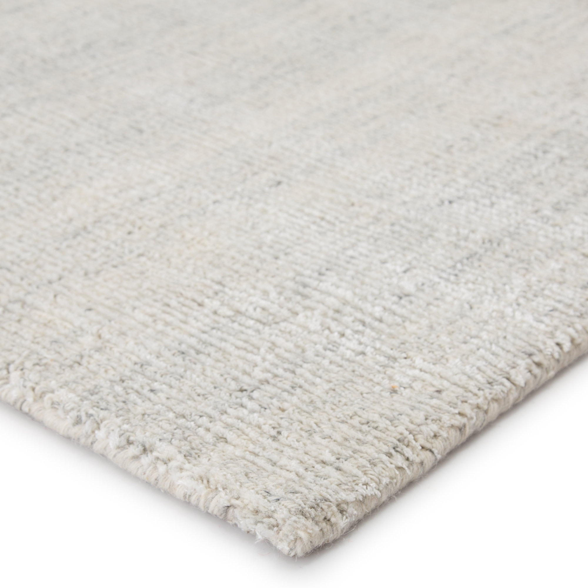 Crista Handmade White Rug, Rectangle 8' x 10'