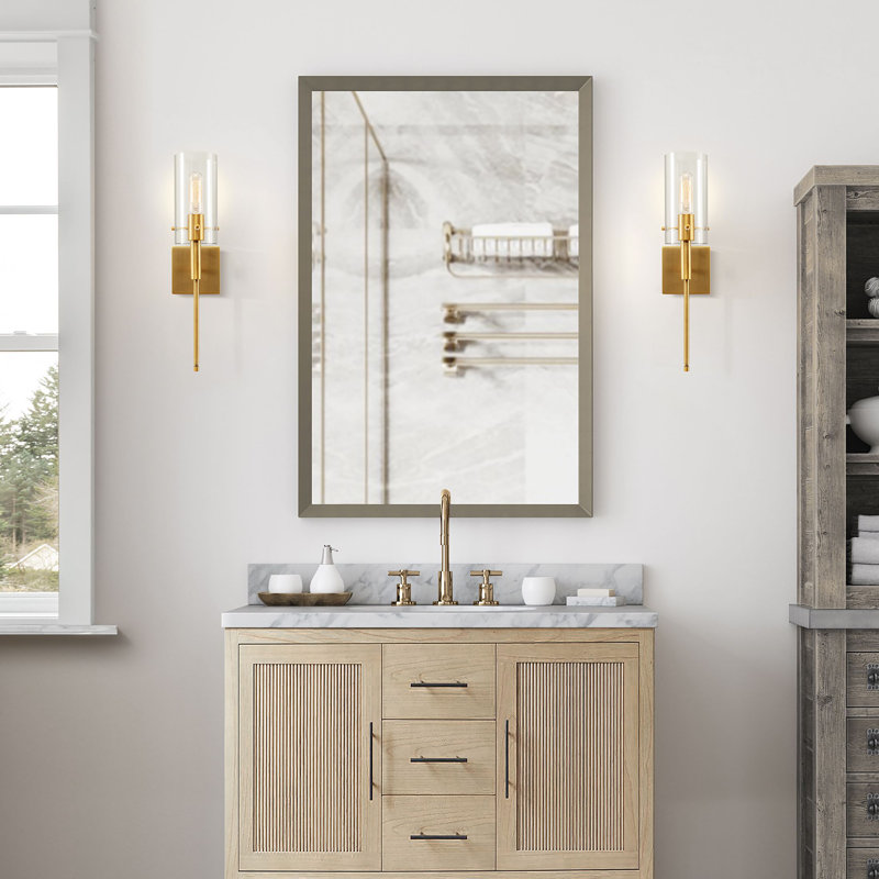Iron Dimmable Wall Sconce Set, Gold