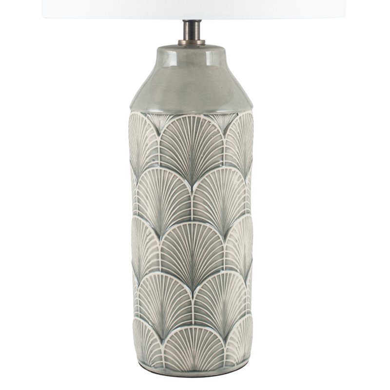 Bianca Table Lamp, Grey