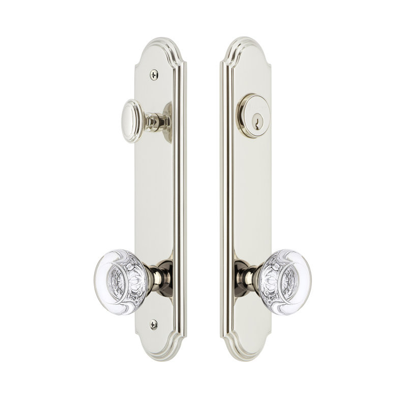 Ensemble d'entrée complet Arc, 2,375 po, Nickel poli