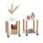 Modern Side Table With Storage Shelves