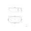 Undis 1500mm x 750mm Soaking Acrylic Bathtub-1160195152-1147402344