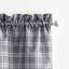 Arde Plaid Tailored Cafe Curtain