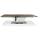 Evandros Walnut Wood Dining Table