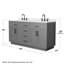 Meuble-lavabo double Beckett TK-99460208-99460212-124967967