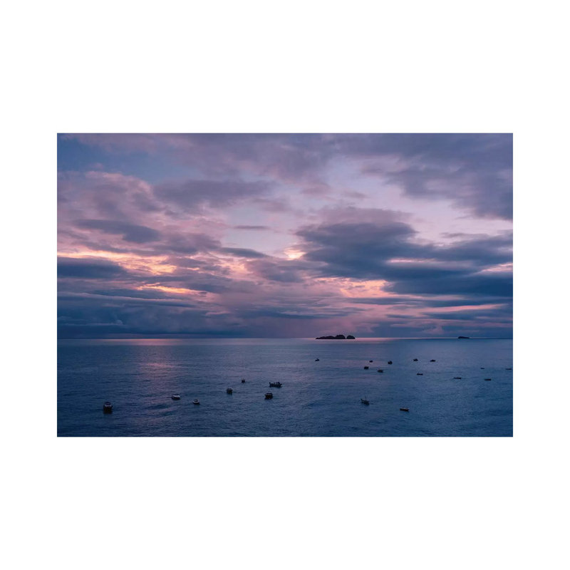 Positano Sunrise XII by Bethany Young - Print on Canvas, Wrapped Canvas, 66.04cm H x 101.6cm W x 1.91cm D