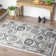 Tapis oriental bleu / ivoire Christa