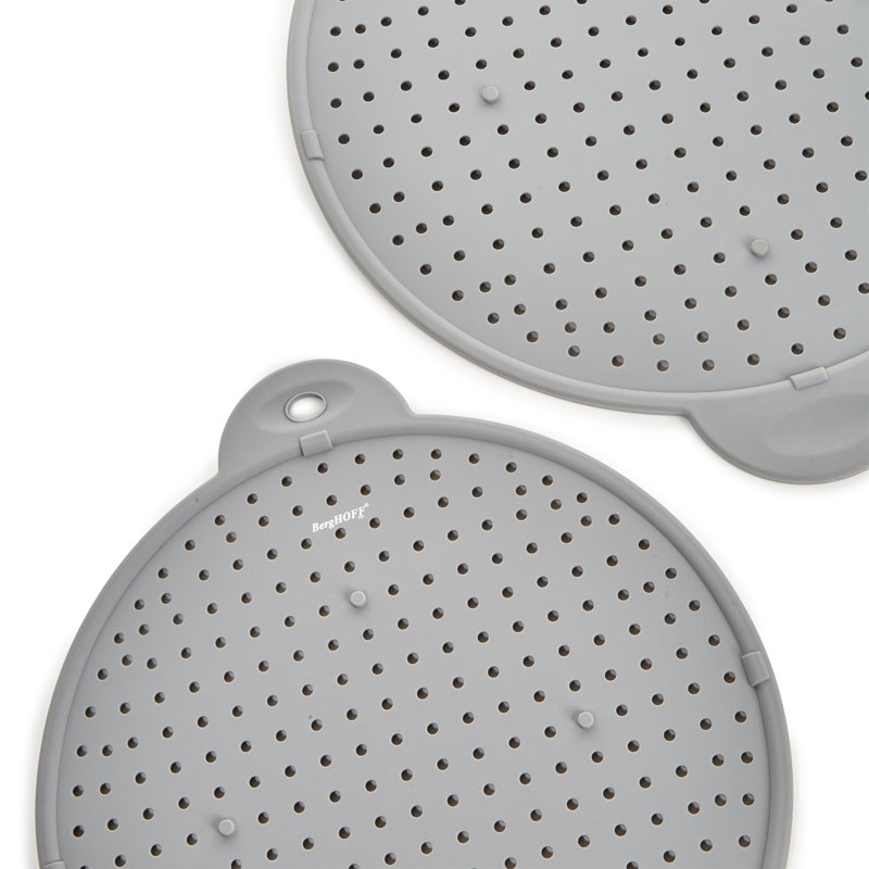 BergHOFF Silicone Splatter Screen with Dual Handles, 13"