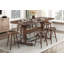 Table de comptoir 1pc avec repose-pieds en métal-877762811