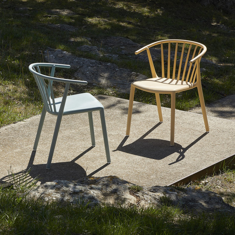Chaise d'appoint de patio Woody, Eau verte