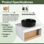 Ensemble de meuble-lavabo flottant 24 po - Conception murale peu encombrante avec lavabo vasque-744757349