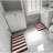 Ronning Beach Stripe Nylon and Polyester 2 Piece Bath Rug Set with Non-Slip Backing-2003578705