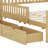 Classic Wood Platform Bed Frame with Guardrails and 2 Storage Drawers-126553073