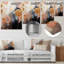 Or et or abstraits formes harmoniques IV - formes abstraites, art mural en métal-113612093