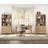2 - Piece Office Set, 56" Executive Desk & Set Of 2 Bookcases With Drawers-241601024