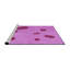 Tapis 100% à motif lavable à la machine 3907-PUR-68470462