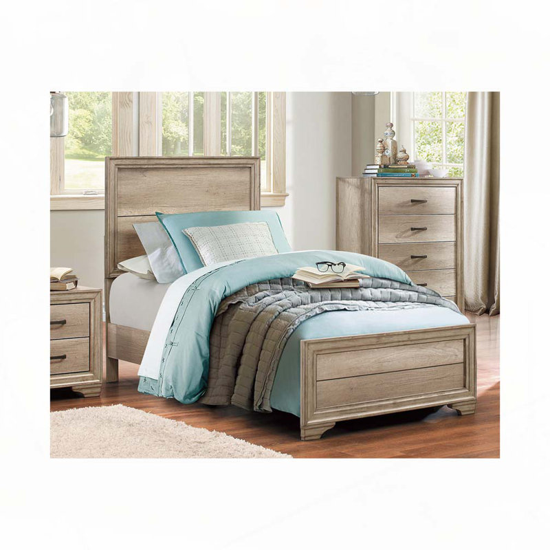Panel Low-profile Bed, Twin