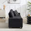 Canapé en velours côtelé 83,86 po, canapé moderne à 3 places, mobilier de salon, de chambre à coucher et de bureau-1837122750