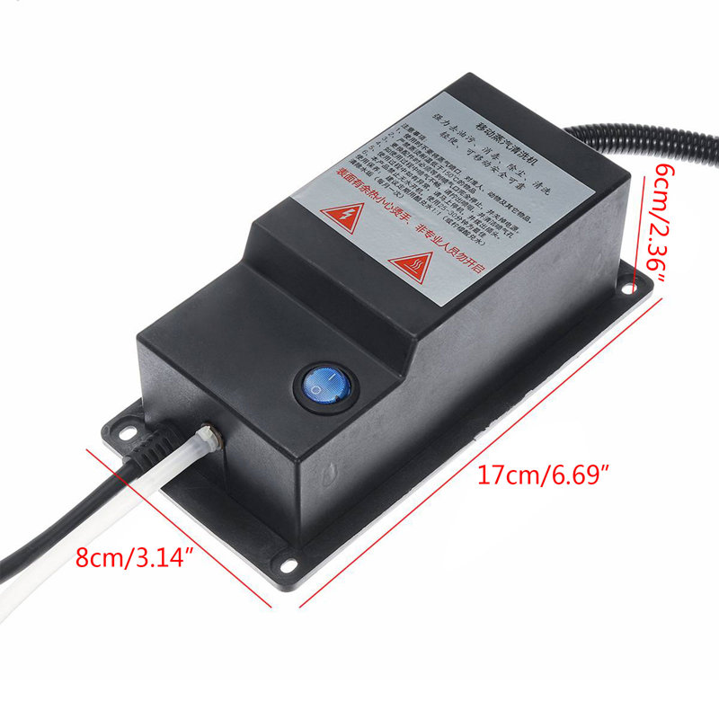 Nettoyeur vapeur 1700W avec boyau et étui de transport