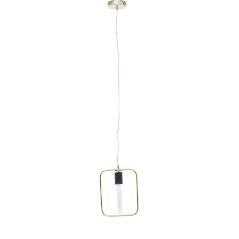 Borica 1 - Light Single Pendant, Gold/White
