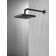 Universal Showering Components Square Single-Spray Rain Shower Head, Rainfall Shower Head 2.5 GPM